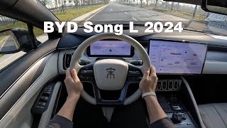 BYD Song L 2024 313 HP – Visual Review amp First Driving Impressions [upl. by Repsihw991]