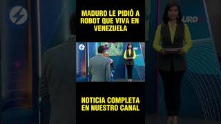 MADURO compartió con la ROBOT HUMANOIDE Sophia venezuela noticias sophia robot [upl. by Dirtsa]