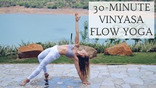 30MINUTE VINYASA FLOW  Intermediate Level Yoga  CAT MEFFAN [upl. by Atorod]