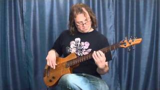 Veillette Minotaur High 5string Bass  Kyle Esposito [upl. by Yrtneg723]