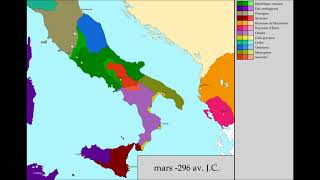 Roman conquest of Italy 343241 BC Every months [upl. by Casimir976]