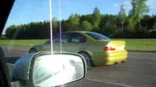 M3 e46 vs Volvo s60 t5 ecutuned from 100240 kmh [upl. by Yajeet]