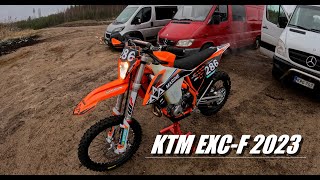 NEW KTM 350 EXCF 2023 [upl. by Oznol]