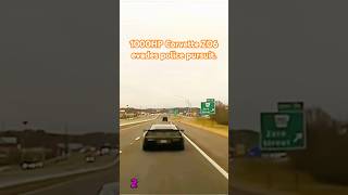 1000HP Corvette ZO6 evades police pursuit corvette police [upl. by Akinnor]