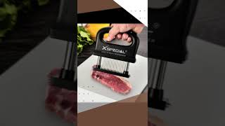 Deluxe Meat Tenderizer Tool 48 Blade Stainless Steel youtubeshorts [upl. by Parrott]