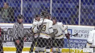 Allan Cup Hockey Round Robin  Stoney Creek Tigers vs Southern Shore Breakers Newfoundland [upl. by Araas]