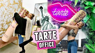 Visiting the TARTE OFFICES in New York City CRAZY OFFICE TOUR [upl. by Yhtorod]