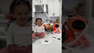 making Kylah her first spooky basket 👻🕷️🎃 [upl. by Gabriell]