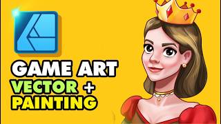 Game Art Vector and Painting Workflow explained in 7 Minutes [upl. by Nnylatsirk241]