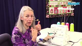 Janome 8002D Serger Overlock Lesson  Basic Operations [upl. by Gula]