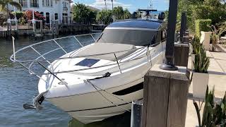 Princess V50 with Volvo IPS amp SidePower thruster  check out this Dockmate Twist joystick demo [upl. by Pitarys]