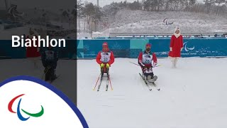 Individual sitting Biathlon  PyeongChang2018 Paralympic Winter Games [upl. by Lorou]