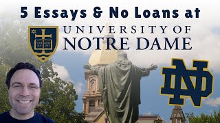 5 Essays and No Loans for Notre Dame in 2025  Expert Supplemental Essay Tips [upl. by Yrallih]