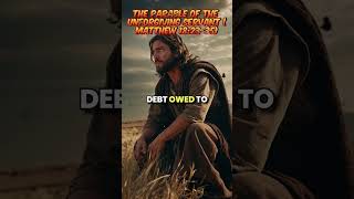 The Parable of the Unforgiving Servant Matthew 182335 shorts bible [upl. by Roswell772]