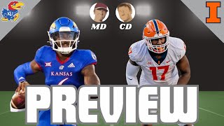 Can Illinois Handle Kansas  Illinois vs Kansas Preview [upl. by Nnylkcaj682]