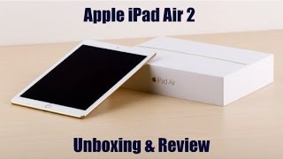 Apple iPad Air 2 First Unboxing amp Review [upl. by Willdon889]