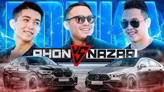 ГОНКА АХОН vs НАЗАР  CLA 45 AMG VS BMW X6M [upl. by Eeslek]