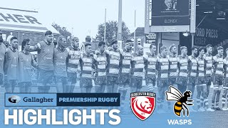 Gloucester v Wasps  HIGHLIGHTS  Gallagher Premiership 2223 [upl. by Isawk531]