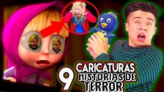 9 historias de terror de CARICATURAS y PROGRAMAS de TELEVISIÓN a las 3AM  Historias de la VIDA REAL [upl. by Jeremie346]