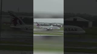 Qatar Airways  Diverted A380800 Takeoff at Brisbane Airport brisbaneairport qatarairways a380 [upl. by Deny]