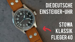 Affordable Champions 1 STOWA Klassik Flieger 40 REVIEW Stowa Fliegeruhr Einsteigeruhr [upl. by Eixirt367]