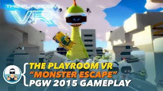 The Playroom VR quotMonster Escapequot  Paris Games Week 2015 Gameplay Footage  PlayStation VR [upl. by Munroe]