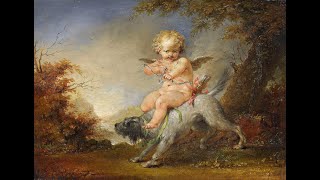 Januarius Zick  Cupid Riding a Dog 17301797 [upl. by Kippie]