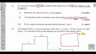 CSEC CXC Maths Past Paper 2 Question 3a January 2014 Exam Solutions ACT Math SAT Math [upl. by Nhguahs913]