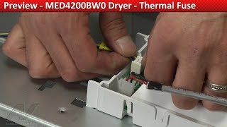 Maytag Dryer  Will Not Start  Thermal Fuse Repair [upl. by Ailecec]