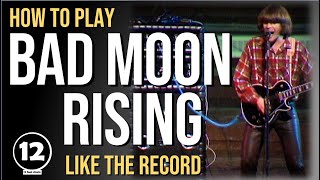 Bad Moon Rising  Creedence Clearwater Revival  Guitar Lesson [upl. by Nahtnamas]