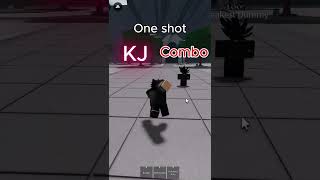 KJ combo one shot roblox thestongestbattlegrounds robloxthestrongestbattlegrounds robloxedit [upl. by Ylrad]