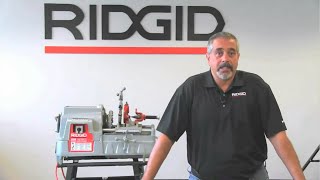 RIDGID 535M Threading Machine [upl. by Eisej582]