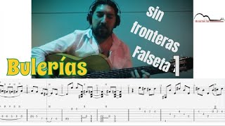 Antonio Rey Bulerías sin fronteras Falseta 1 GUITAR TAB [upl. by Melquist]