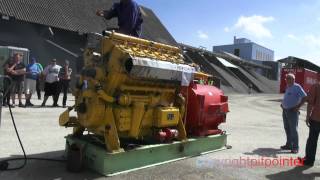 Saurer Diesel Engine V12 2500 HP HEAR THE POWER BEHIND THE SOUND [upl. by Ojeitak610]