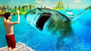 Ultimate Shark Simulator  Fish Simulator Game  Wild Shark Simulator Android Gameplay  1 [upl. by Cottle]