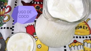 JUGO DE COCO refresco  🇪🇨 [upl. by Chrissa684]