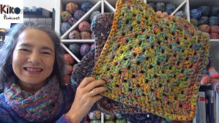 Kikos Podcast Folge 207  3 riesengroße Granny Squares [upl. by Eedrahs]