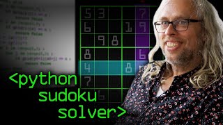 Python Sudoku Solver  Computerphile [upl. by Smiley144]