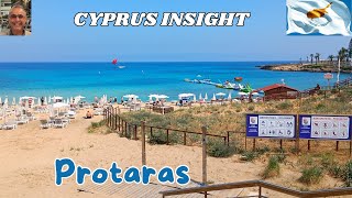 Protaras Cyprus 2024  Stroll from Fig Tree Bay to Boat Pier [upl. by Twitt]