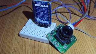 LinkSprite JPEG camera  ESP8266 with NodeMCU  RoboRemo app [upl. by Akkim]