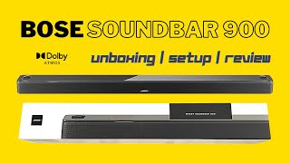 Bose Soundbar 900 Unboxing I Bose 900 Soundbar Setup I Bose Home Theater System I Best Soundbar 2024 [upl. by Izy]