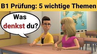 Mündliche Prüfung Deutsch B1  Gemeinsam etwas planenDialog  5 wichtige Themen  sprechen Teil 3 [upl. by Adelbert]