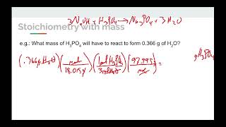 Topic 45 Stoichiometry [upl. by Eanram]