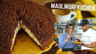 Maulwurfkuchen selber backen  BananenStracciatellaTorte  Rezept mit Taste Test [upl. by Anastasia742]