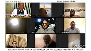 Gilbert Deya Ethel in death bed in Dubai [upl. by Nabru]