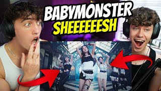 South Africans React To BABYMONSTER  ‘SHEESH’ MV  DAMNNNN AHYEON [upl. by Nnoryt880]