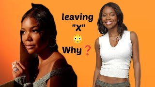 Gabrielle Union is Leaving quotXquot❓Why😳❓ [upl. by Pomfrey127]