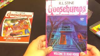 Part 2 Goosebumps Book Sets Retro Scream Collection and Limited Edition Collectible Tin 2015 [upl. by Christabel156]