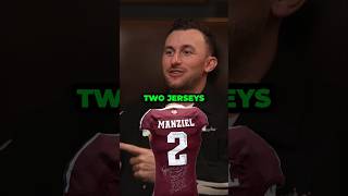 How JOHNNY MANZIEL made money in COLLEGE💰🤑 nfl football podcast shorts johnnymanziel [upl. by Lecia]