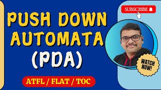 PUSHDOWN AUTOMATA PDA IN AUTOMATA THEORY  PDA INTRODUCTION  WHAT IS PDA [upl. by Rydder]